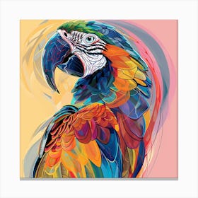 Colorful Parrot 1 Canvas Print