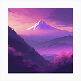 The Mountain's Majesty Canvas Print