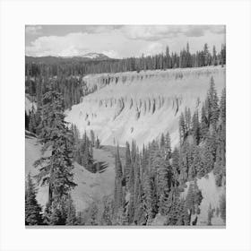 Untitled Photo, Possibly Related To Crater Lake National Park, Klamath County, Oregon Canvas Print