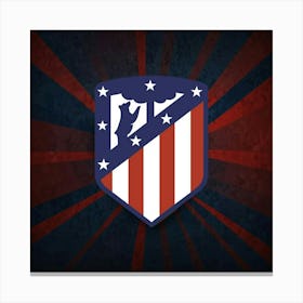 Atlético de Madrid Logo Wall Art 11 Canvas Print