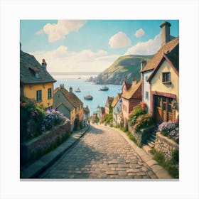 Of A Village Canvas Print