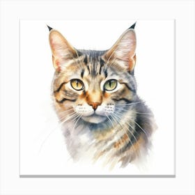 Raas Cat Portrait 2 Canvas Print