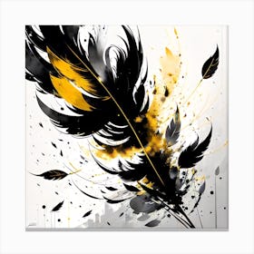 Feather Painting 9 Canvas Print
