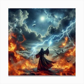 Wizard In The Sky Canvas Print