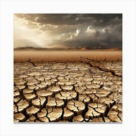 Dry Desert 2 Canvas Print