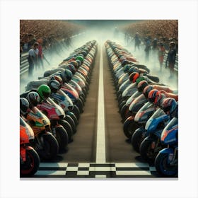 Moto Gp Canvas Print