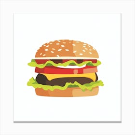 Hamburger 2 Canvas Print