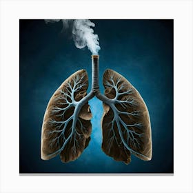 Lungs Stock Photos & Royalty-Free Images Canvas Print