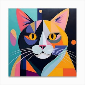 Abstract Cat 1 Canvas Print