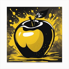 Apple Splatter Canvas Print