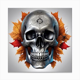Halloween Skull 2023 Canvas Print