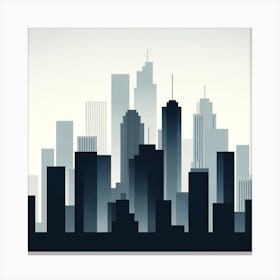 City Skyline Canvas Print