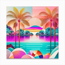 Hawaiian Landscape Canvas Print