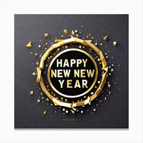 Happy New Year Background 5 Canvas Print