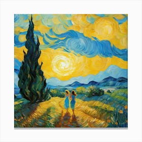 Starry Nightbuj Canvas Print