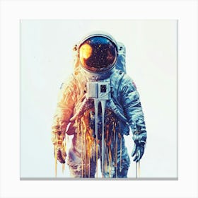 Space Man.Generated AI. Wall Art Print Canvas Print