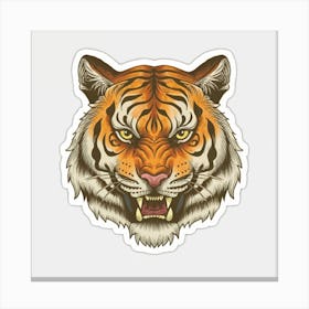 Tiger Head print Canvas Print