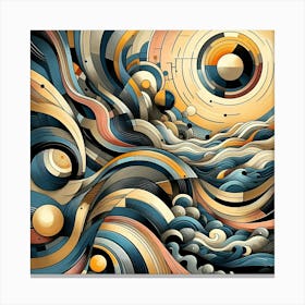 Abstract Painting Canvas Print