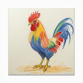 Rooster 11 Canvas Print