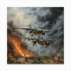 Bomber Canvas Print