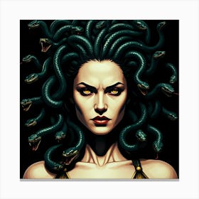 Face of Medusa Canvas Print