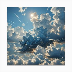 Clouds In The Sky 2 Canvas Print