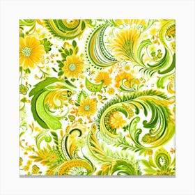 Russian Floral Pattern 1 Canvas Print