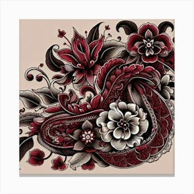 Paisley 1 Canvas Print