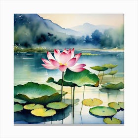 Lotus Flower 55 Canvas Print