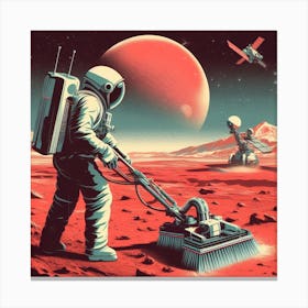 Red Planet Canvas Print