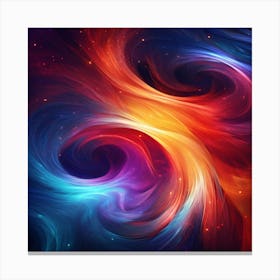 Abstract Swirls Canvas Print