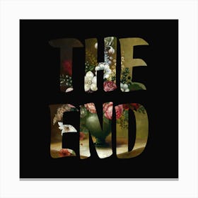 THE END I Canvas Print