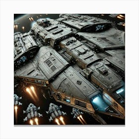 Void Reaver Cruiser 1024 Canvas Print