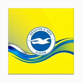 Brighton and Hove Albion Logo Wall Art 16 Canvas Print