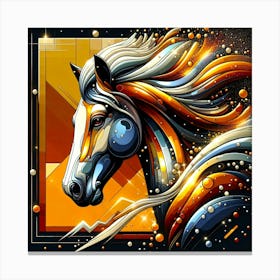 Creative Horse Beauty Illustration Nr 52 Canvas Print