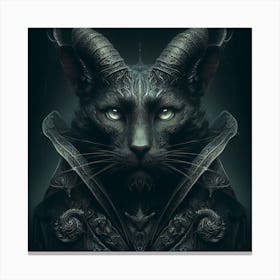 Demon Cat Canvas Print