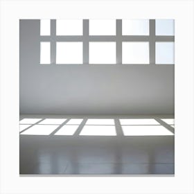 White Room With Windows 1 Canvas Print