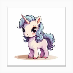 Cute Unicorn 280 Canvas Print