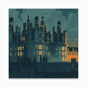 Castle At Dusk Canvas Print