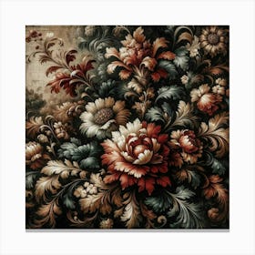 Russian Floral Painting Canvas Print