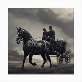 Horse Drawn Carriage Canvas Print