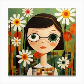 Daisy Girl Canvas Print