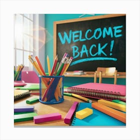 Welcome Back Canvas Print