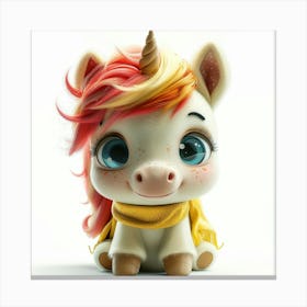 Unicorn - Hd Wallpaper Canvas Print