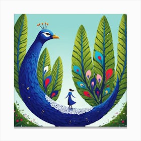 Peacock 16 Canvas Print