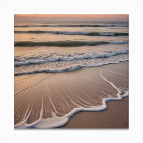 Sunset At The Beach 9 Canvas Print