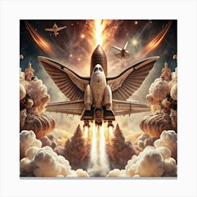 Space Shuttle Launch 1 Canvas Print