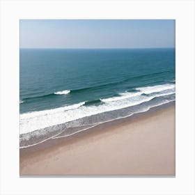 Aerial View Of The Beach 9 Canvas Print