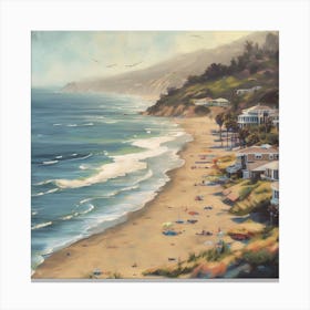 California Beach 1 Canvas Print