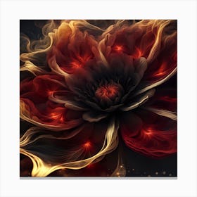 Fire Flower Canvas Print